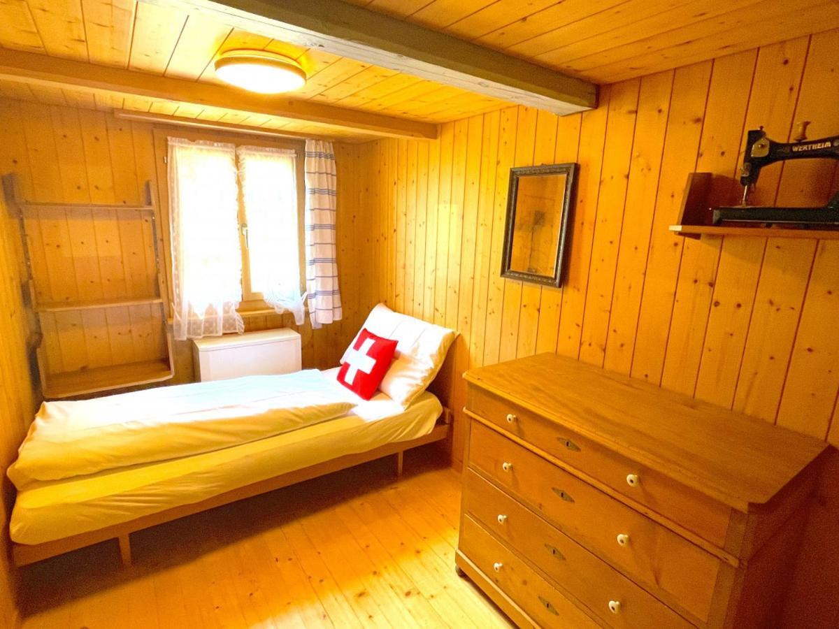 Swisshut Stunning Views Alps Lake - Chalet Erli Därligen Dış mekan fotoğraf