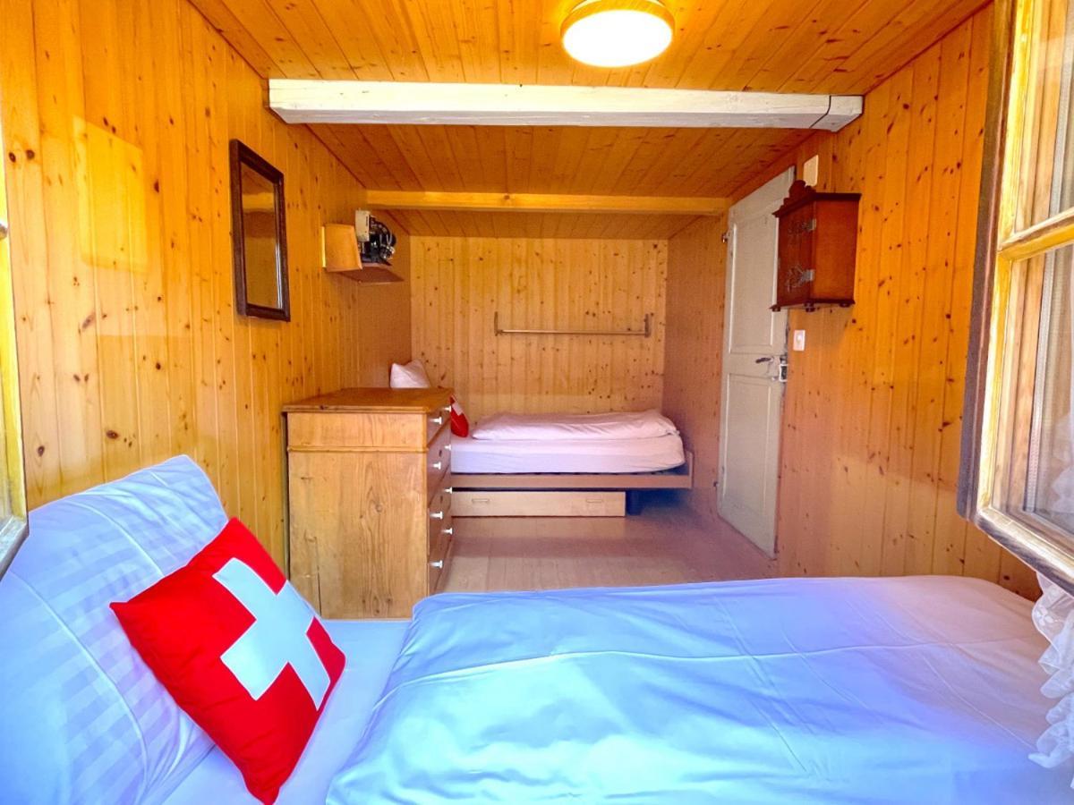 Swisshut Stunning Views Alps Lake - Chalet Erli Därligen Dış mekan fotoğraf