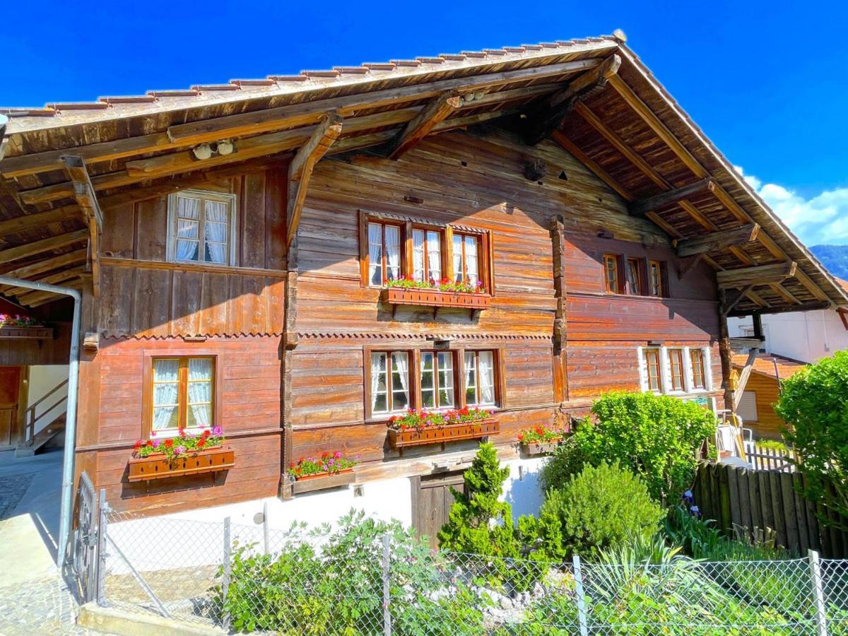Swisshut Stunning Views Alps Lake - Chalet Erli Därligen Dış mekan fotoğraf