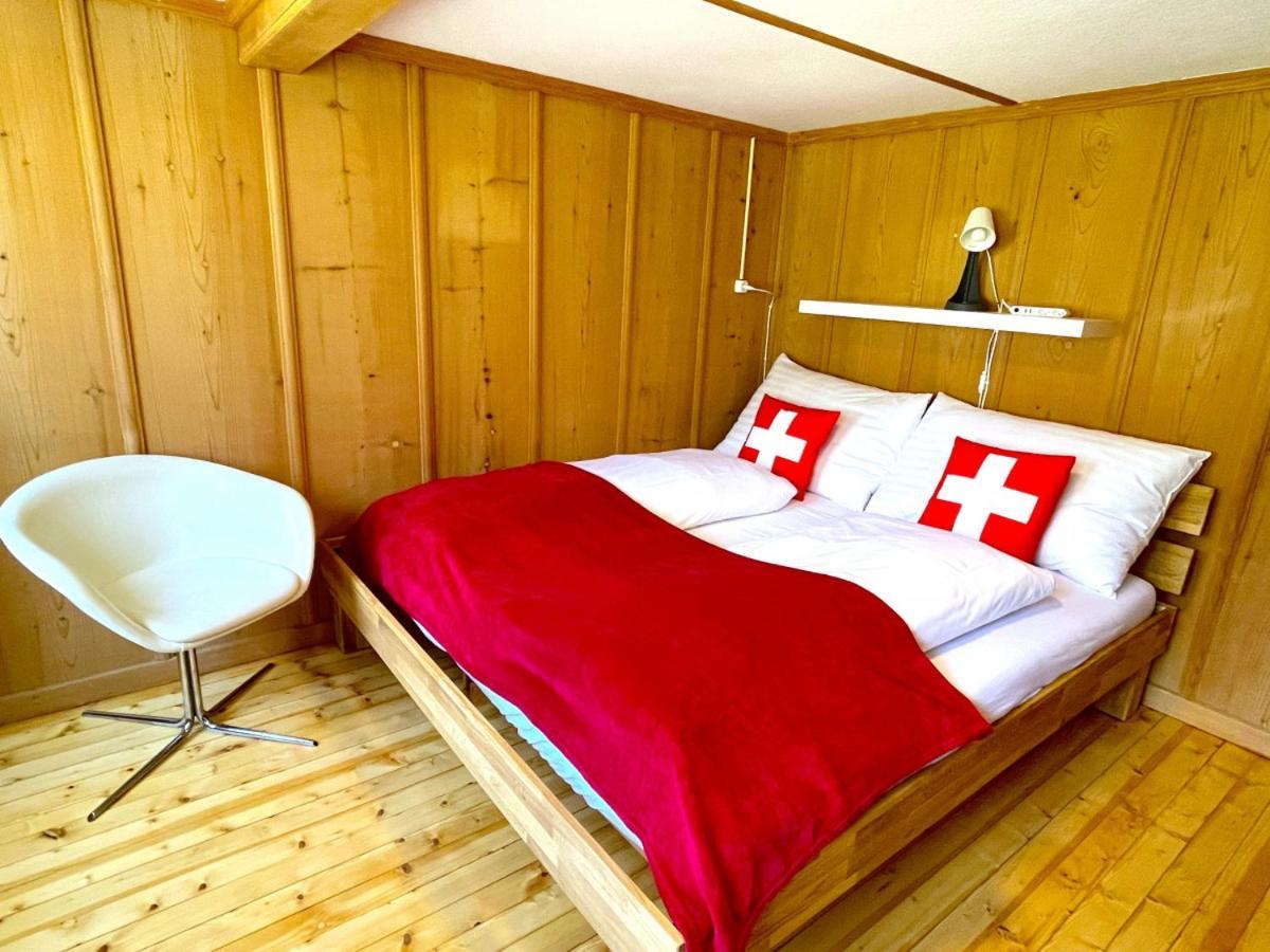 Swisshut Stunning Views Alps Lake - Chalet Erli Därligen Dış mekan fotoğraf